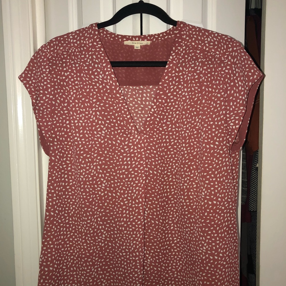 Red blouse